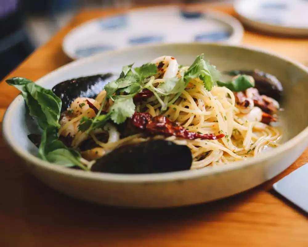 Spaghetti aglio olio e pepperoncinno